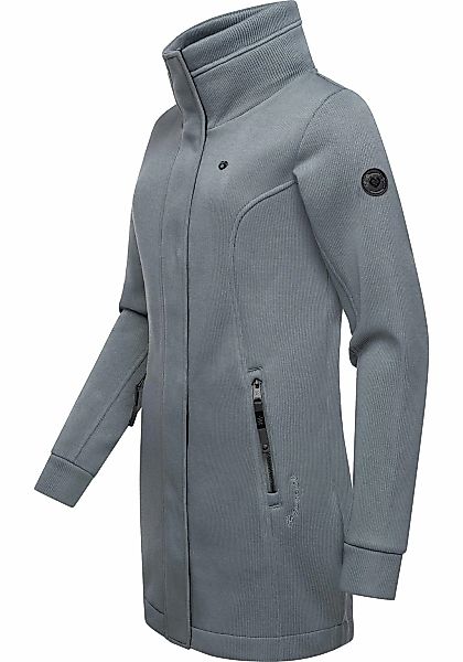 Ragwear Sweatjacke "Letrice Bonded" Elegante Zip-Jacke mit hohem Kragen in günstig online kaufen