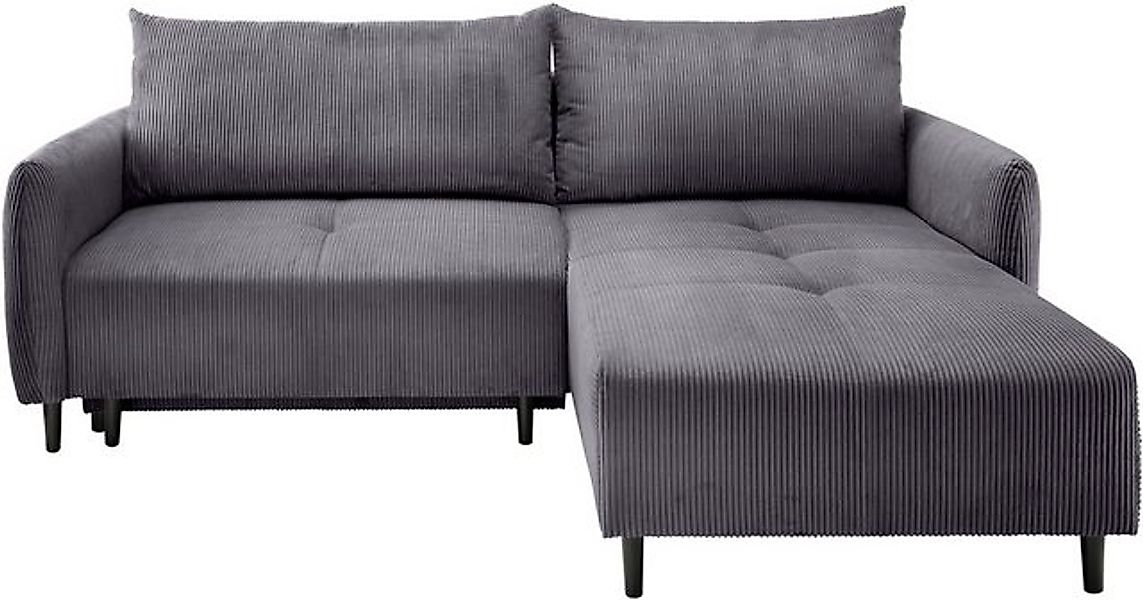 INOSIGN Ecksofa "Mara, L-Form, aktueller Cord Bezug und tolle Farben, schma günstig online kaufen