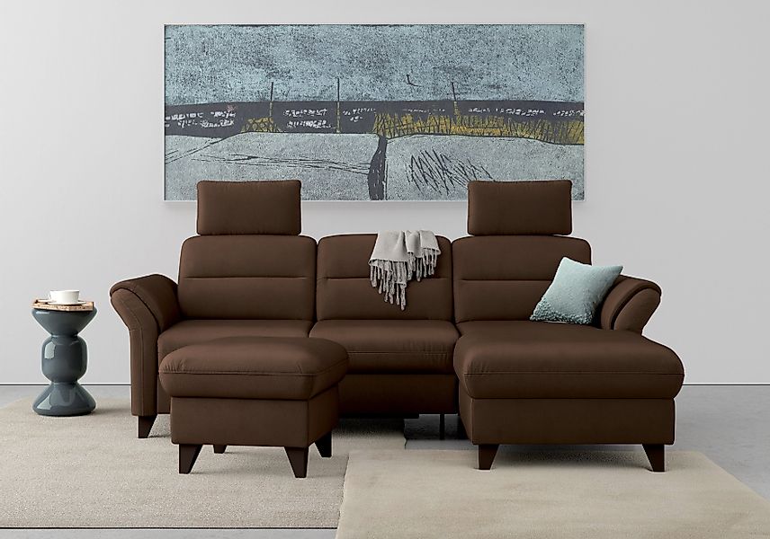 sit&more Ecksofa Mellum L-Form, Federkern, wahlweise günstig online kaufen