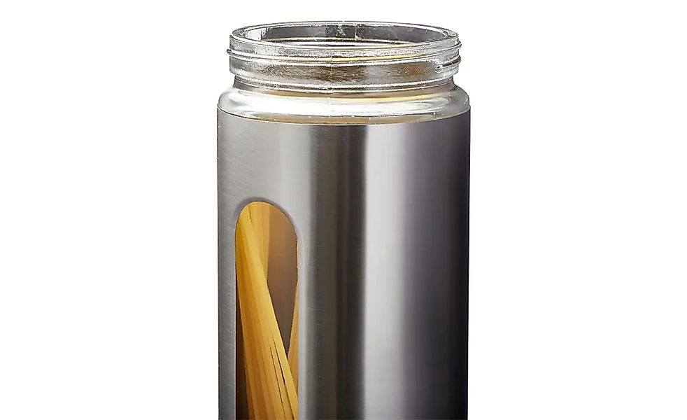 for friends Aufbewahrungsdose 30 5 cm   ¦ silber ¦ Glas,Edelstahl ¦ Maße (c günstig online kaufen