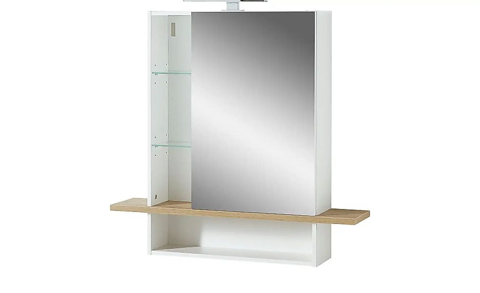 Spiegelschrank  Neffelsee ¦ weiß ¦ Maße (cm): B: 90 H: 86 T: 20.0 Schränke günstig online kaufen