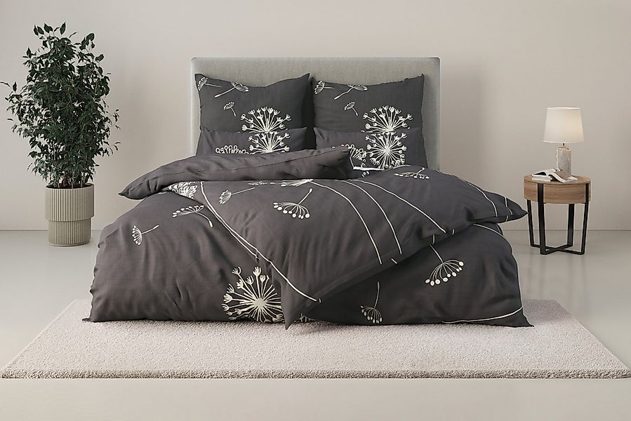Home affaire Bettwäsche Soucy, Renforcé, 2 teilig, ab Gr. 135x200, 100% Bau günstig online kaufen