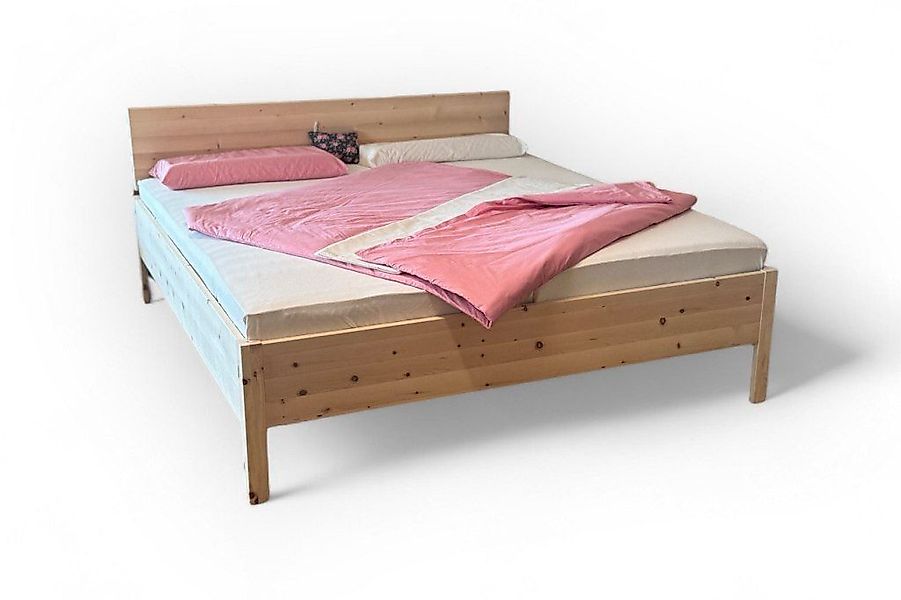 geborgenschlafen Massivholzbett aus Zirbenholz, Holzbett - günstig online kaufen