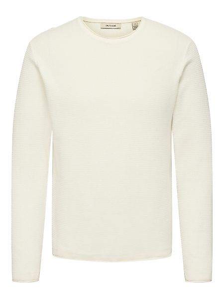 ONLY & SONS Strickpullover "ONSERIC REG 12 STRUC CREW KNIT" Baumwolle, regu günstig online kaufen
