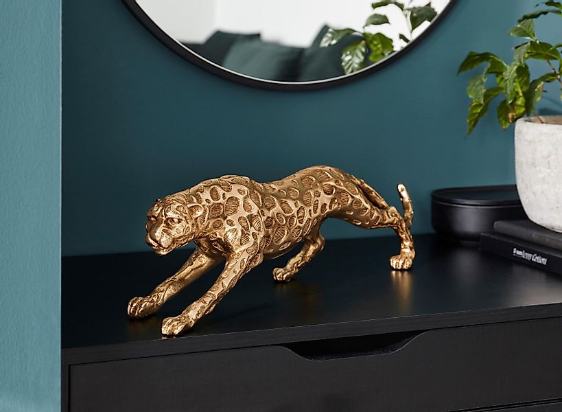Leonique Dekofigur Leopard, gold günstig online kaufen