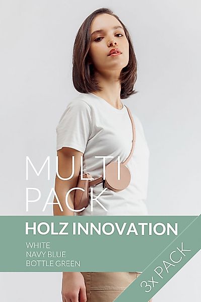 3er Pack „Holz Colour Mix" für Frauen günstig online kaufen