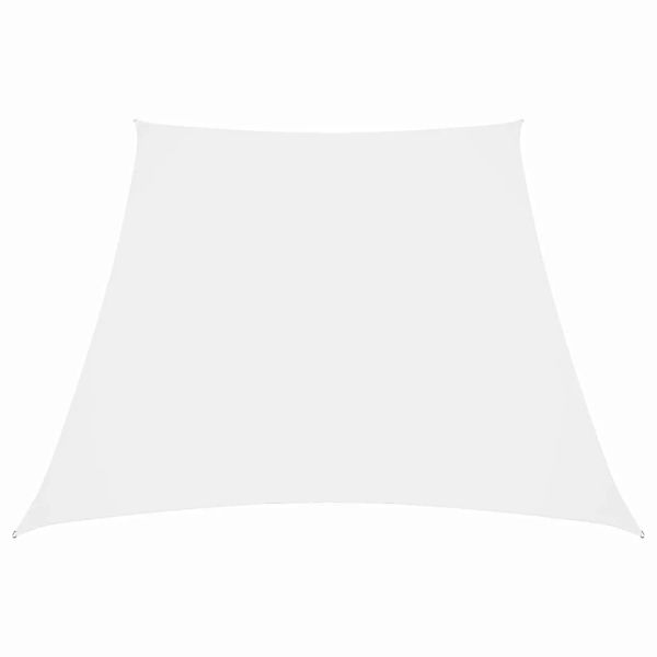 Sonnensegel Oxford-gewebe Trapezförmig 4/5x3 M Weiß günstig online kaufen