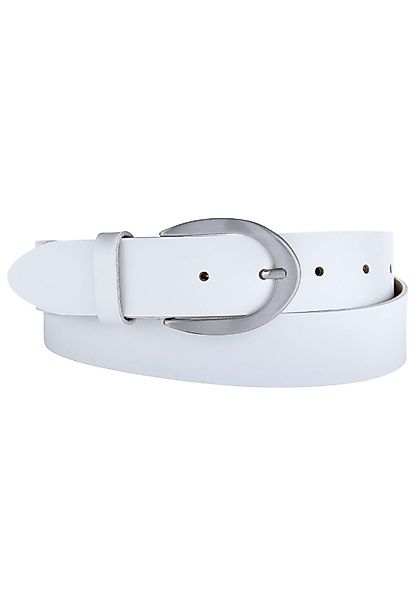 Silbergift Koppelgürtel mit grafischer Schließe günstig online kaufen