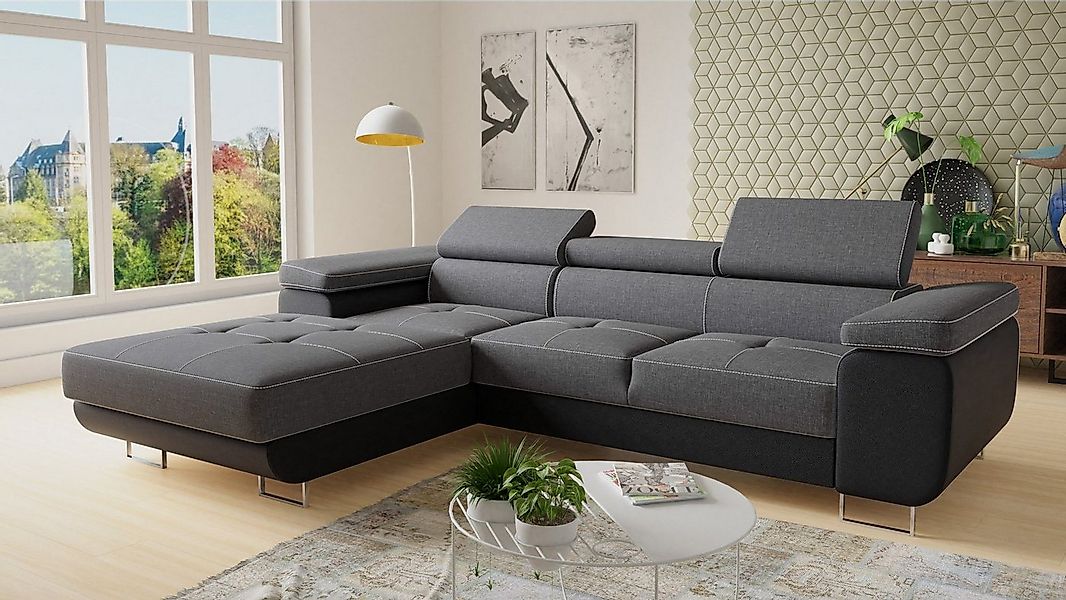 Sofnet Ecksofa Divo, mit Schlaffunktion und Bettkasten, Schlafsofa mit eins günstig online kaufen