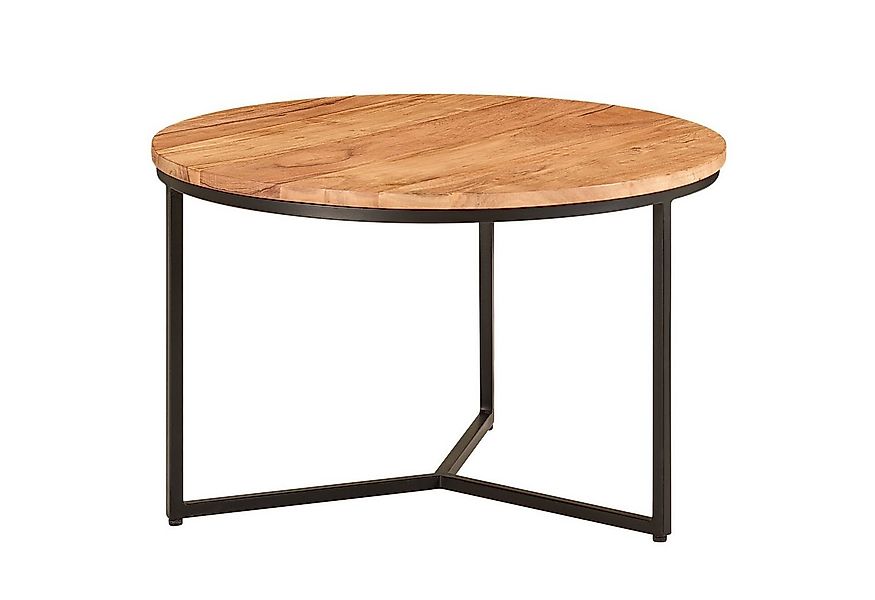 Wohnling Couchtisch Couchtisch Massivholz 60x60x38 cm Wohnzimmertisch Sofat günstig online kaufen