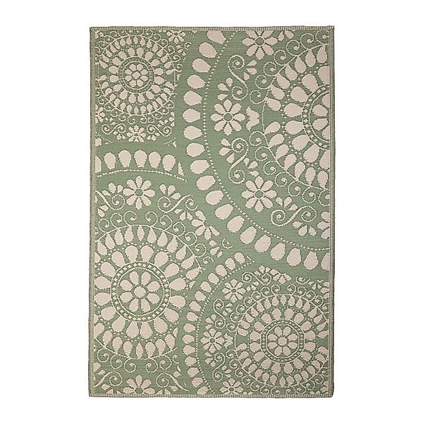 Rivanto Outdoorteppich, Gartenteppich Spitzenkreise 121x182 cm günstig online kaufen