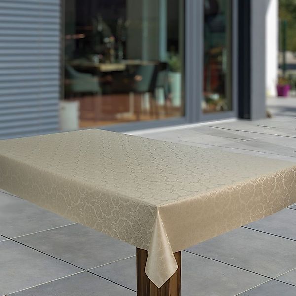 laro Tischdecke Wachstuch-Tischdecken Abwaschbar Geprägt Blumen günstig online kaufen
