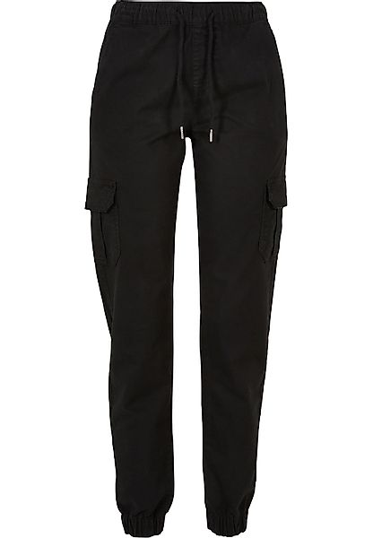 URBAN CLASSICS Cargohose "Urban Classics Damen Ladies High Waist Cargo Jogg günstig online kaufen