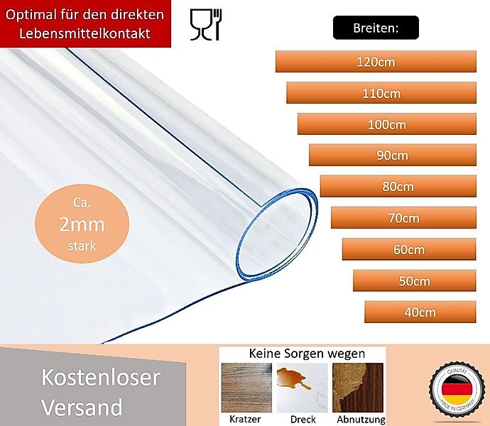 Dilara Home Tischdecke Tischfolie Schutzfolie Bodenschutzmatte Tischschutz günstig online kaufen