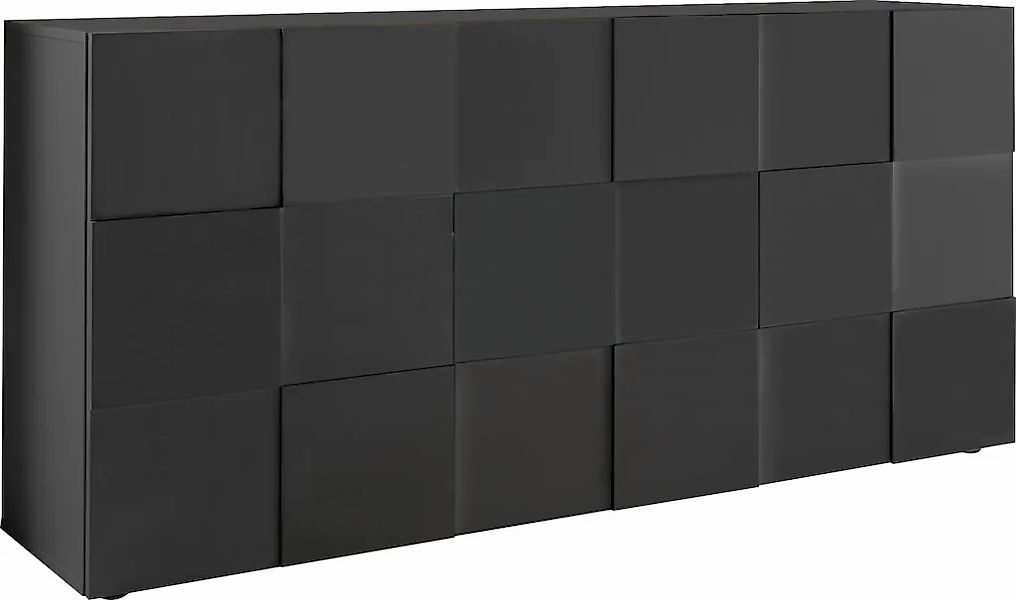 Home affaire Sideboard "Dama Breite 181, Kommode 3 Türen, Anrichte" Front i günstig online kaufen