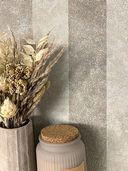 Newroom Vliestapete, Braun Tapete Modern Streifen günstig online kaufen