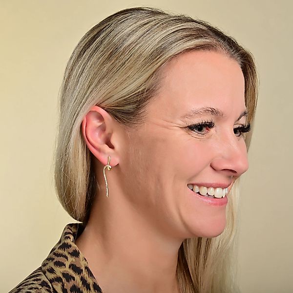 Adelia´s Paar Ohrhänger "Damen Ohrringe – Ohrstecker aus 925 Silber mit Zir günstig online kaufen