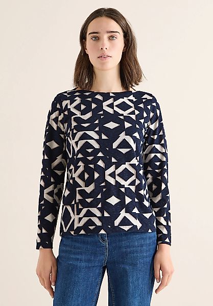 Cecil Langarmshirt mit U-Boot-Ausschnitt günstig online kaufen