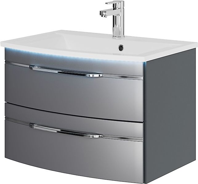 Saphir Waschtisch »Serie 7045 Mineralmarmor-Waschtisch und Unterschrank, 71 günstig online kaufen