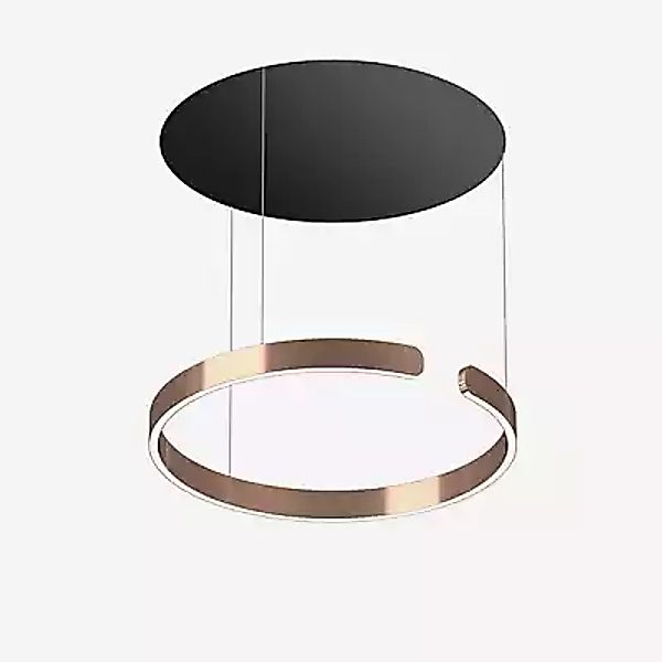 Occhio Mito Sospeso 60 Variabel Up Table Pendelleuchte LED, Kopf roségold/B günstig online kaufen