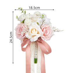 Kunstblumenstrauß Brautsträuße, künstliche Rosen, Handgefertigt, Romantisch günstig online kaufen