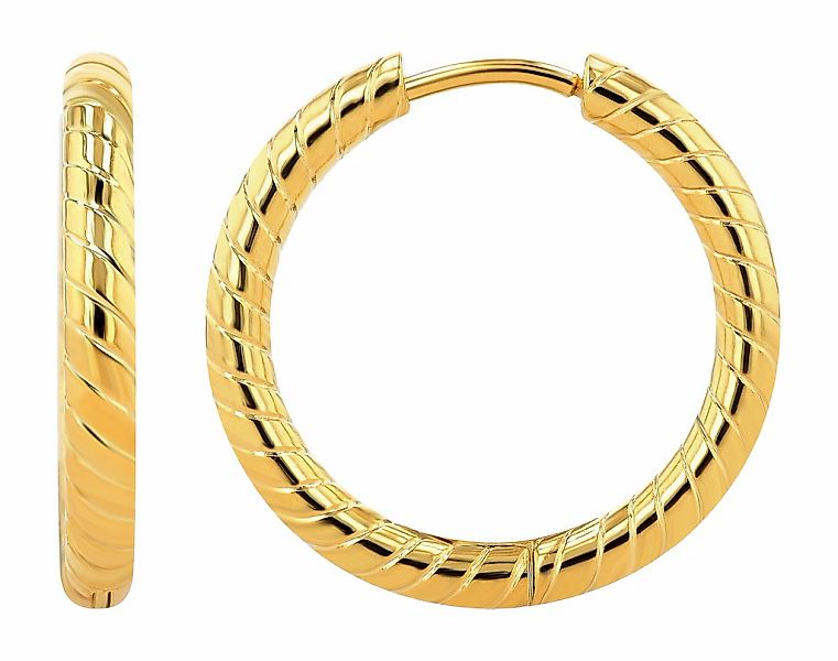 Adelia´s Klappcreolen "Damen Ohrringe – Klappcreole aus Edelstahl" Ideal al günstig online kaufen