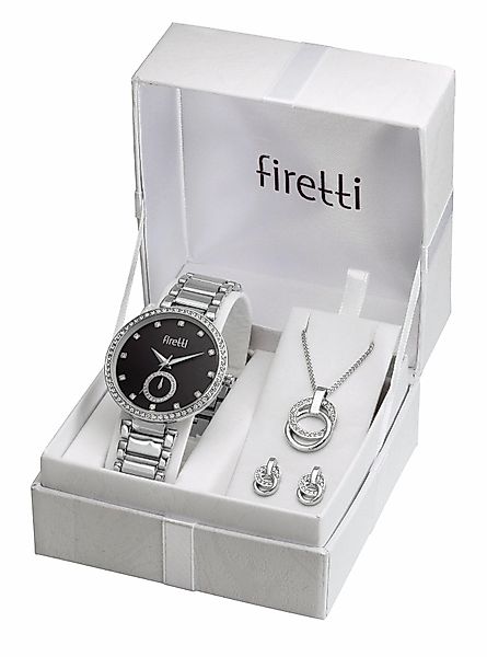 Firetti Quarzuhr, (Set, 4-tlg., inkl. Ohrstecker günstig online kaufen