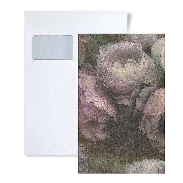 PROFHOME 1 MUSTERSTÜCK S-373922-GU DIN A4 MUSTER der Floral Tapete günstig online kaufen