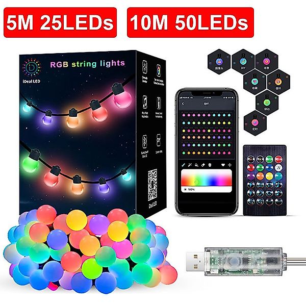 PRIISF LED-Lichterkette LED Weihnachten Beleuchtung Deko günstig online kaufen