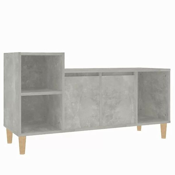 furnicato TV-Schrank Betongrau 100x35x55 cm Holzwerkstoff (1-St) günstig online kaufen