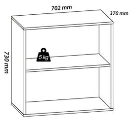 VCM Aktenregal Holz Büro Regal Bücher günstig online kaufen
