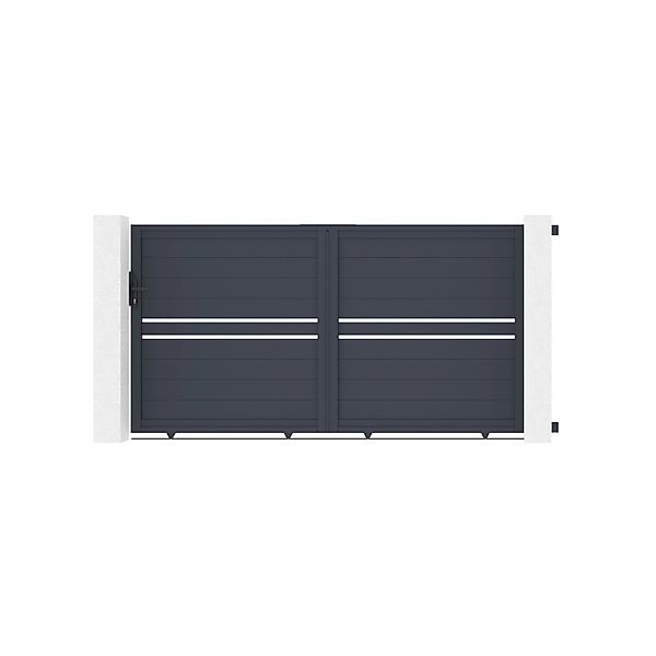 Casanoov Schiebetor 3M Cimone H 160Cm Aluminium & Ranger C300 Motorisierung günstig online kaufen