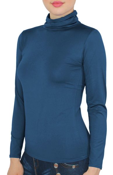 dy_mode Rollkragenshirt Damen Rollkragen Thermo Shirt günstig online kaufen