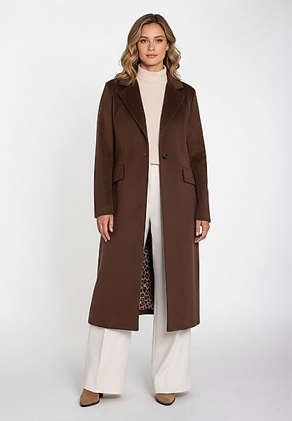 RICANO Langmantel Grazia Damenmantel mit seitlichem Schlitz und zwei Patten günstig online kaufen