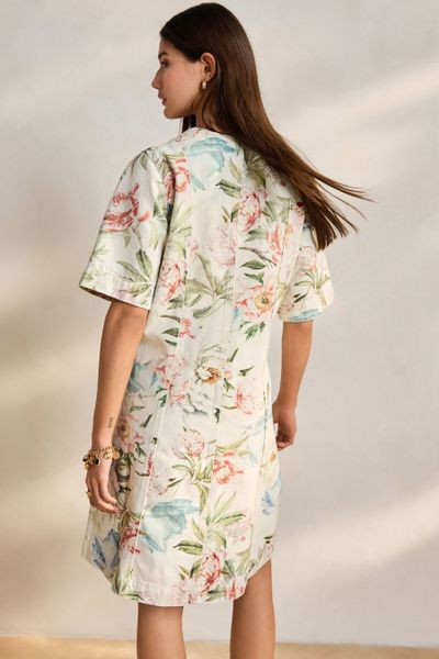 Next Jeanskleid Jeanskleid mit V-Ausschnitt (1-tlg) günstig online kaufen