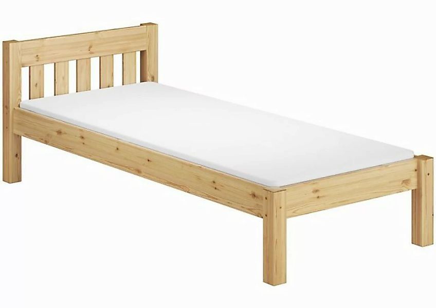 ERST-HOLZ Bett Bettrahmen Kiefer massiv 80x200 mit Rost und Matratze, Kiefe günstig online kaufen