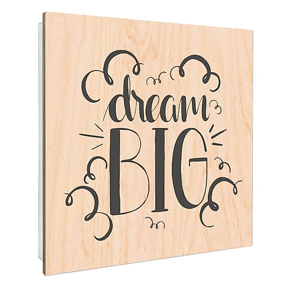 Banjado Großer Schlüsselbox Holz 30x30cm Weiß Scharnier Rechts 50 Haken Sch günstig online kaufen