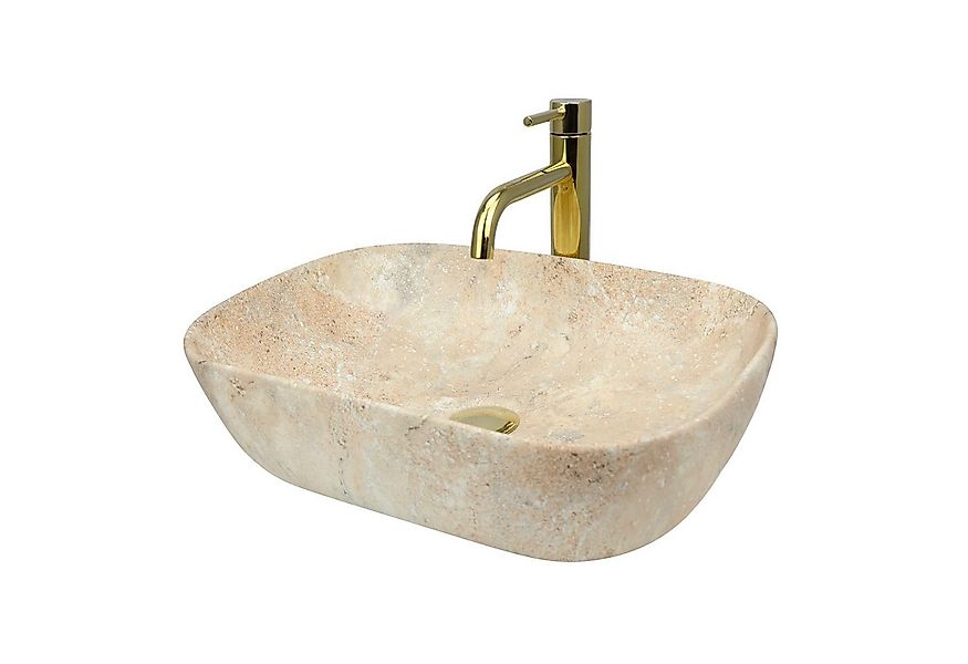 GTM Design Aufsatzwaschbecken BELINDA Modern Waschbeckenm Oval günstig online kaufen