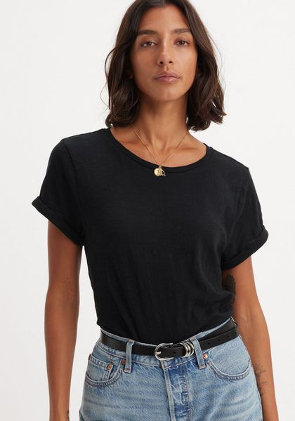 Levi's® Rundhalsshirt MARGOT TEE aus strukturierter günstig online kaufen