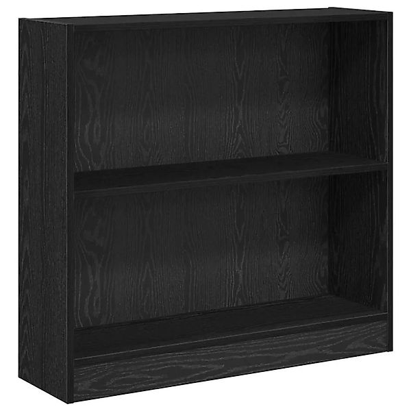 vidaXL Bücherregal Schwarz Eichen-Optik 80 x 24 x 76 cm Holzwerkstoff 87501 günstig online kaufen