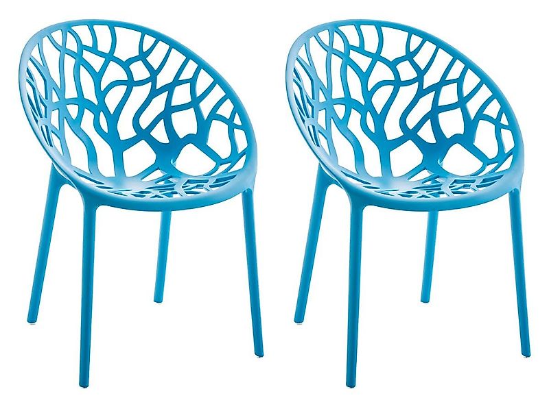 CLP Gartenstuhl Hope (2er Set, 2 St), Kunststoff, stapelbar, wetterfest günstig online kaufen