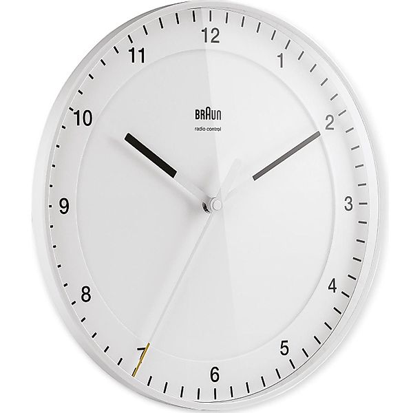 Braun Wanduhr BC17W-DCF Klassische Funkwanduhrweiß günstig online kaufen