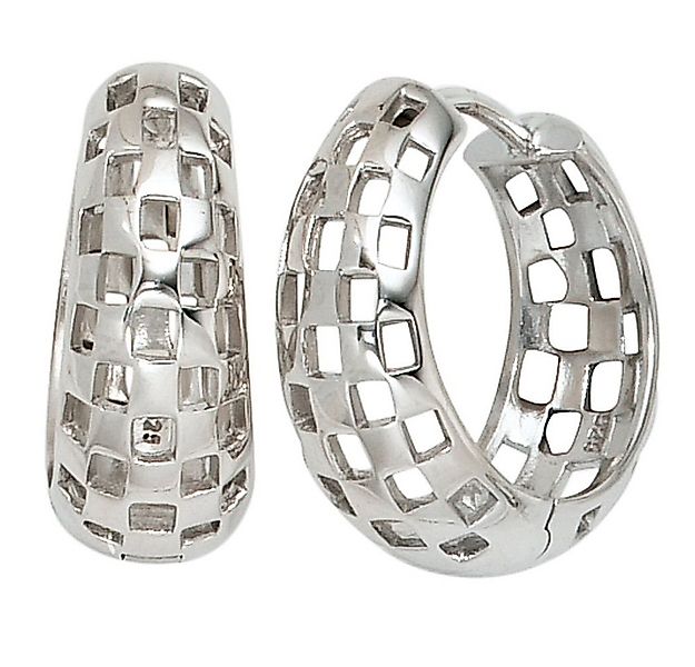 Schmuck Krone Paar Creolen Creolen 19,1mm aus 925 Silber, Silber 925 günstig online kaufen