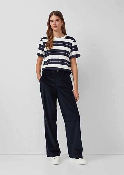 s.Oliver Stoffhose Cordhose mit Wide Leg günstig online kaufen