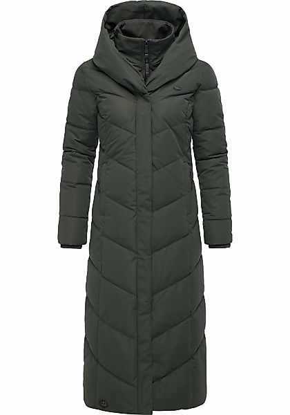 Ragwear Steppmantel "Natalka Extralong" Gesteppter Damen Mantel mit Kapuze günstig online kaufen