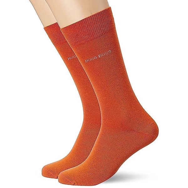 Boss Rs Uni Farben Socken 2 Paare EU 39-42 Bright Orange günstig online kaufen