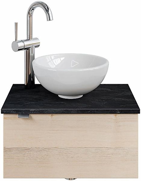 Saphir Waschtisch "Serie 6915 Waschschale mit Unterschrank für Gästebad, Gä günstig online kaufen