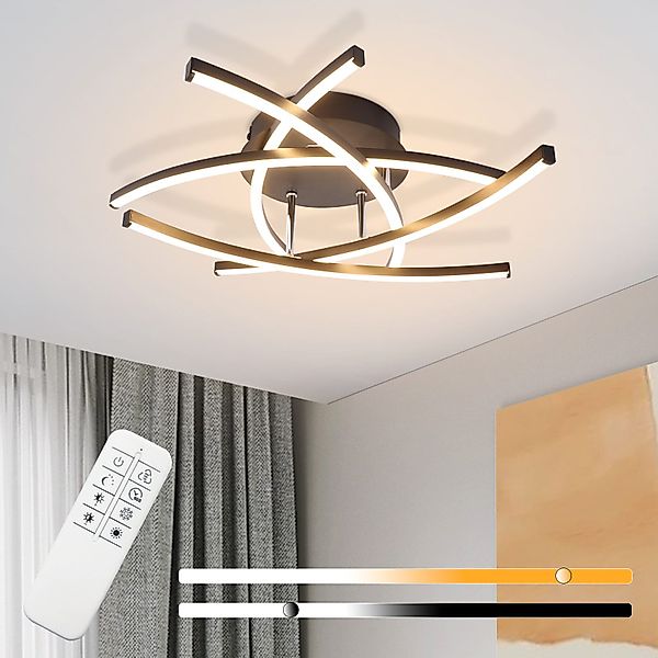 Nettlife LED Deckenleuchte Schlafzimmer Dimmbar 32W günstig online kaufen