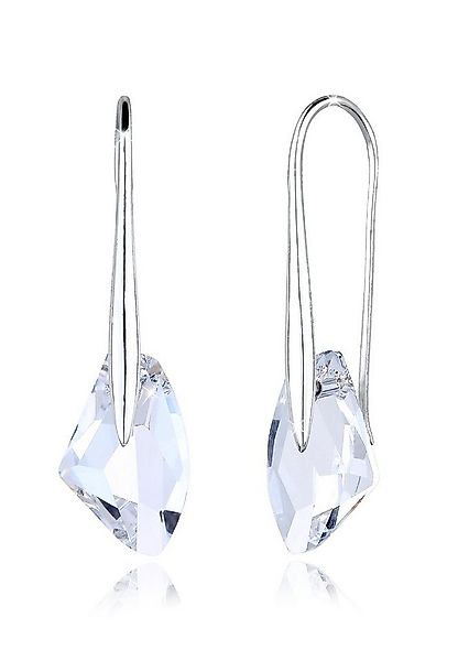 Elli Paar Ohrhänger Tropfen Blau 925 Silber, mit Kristallen von Swarovski® günstig online kaufen