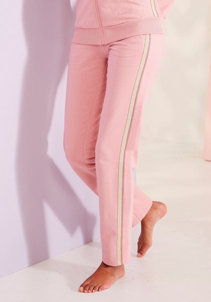 Bench. Loungewear Relaxhose mit Glitzer Seitenstreifen, Loungeanzug günstig online kaufen